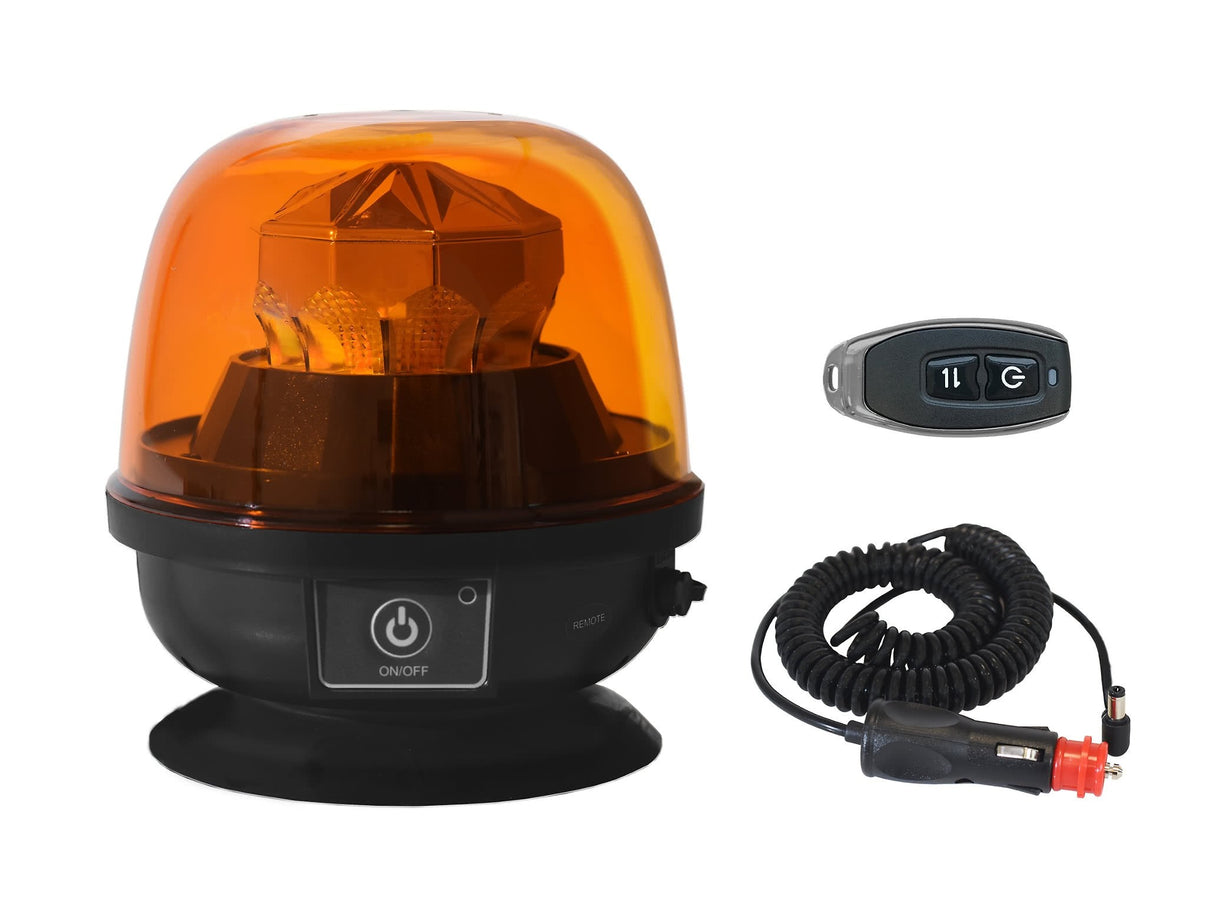 BriodLights Rotating V – lys Batteri Fjernbetjeningskabel – forfra produktbillede | Briodlights