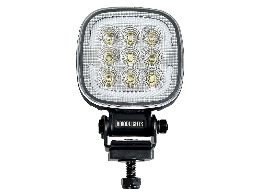 BriodLights TRIO Arbejdslampe med blitzlys - 45W - produktbillede forfra | Briodlights