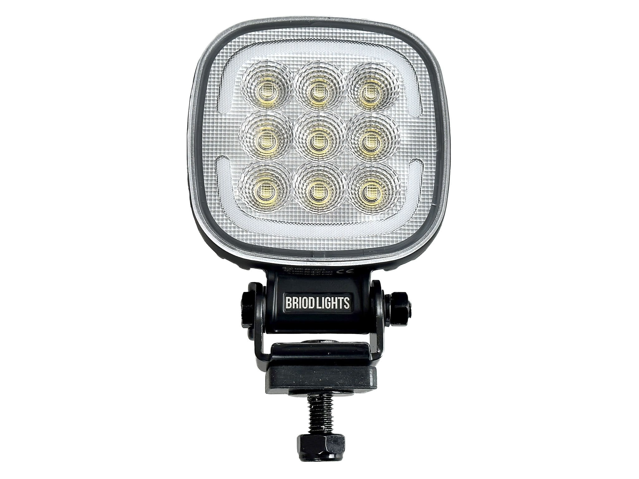 BriodLights TRIO Arbejdslampe med blitzlys - 45W - produktbillede forfra | Briodlights