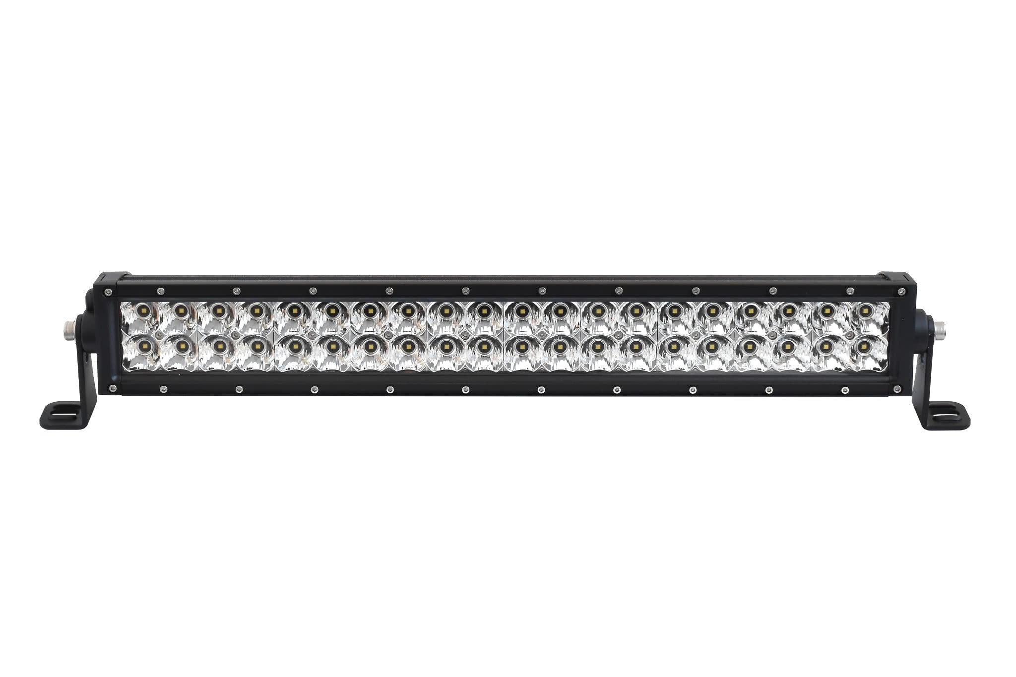 BriodLights V2 LED ekstra lysrampe lige, 40x3 W, 22" (560 mm) - produktbillede forfra | Briodlights