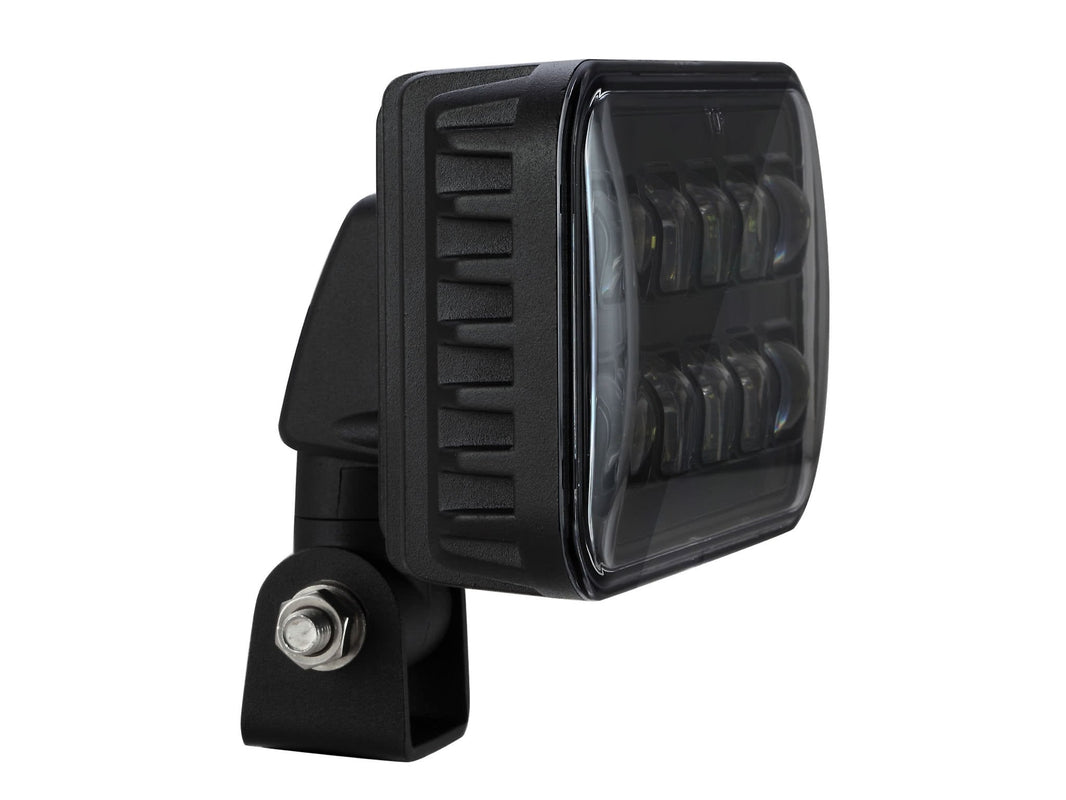 BriodLights vinklet arbejdslampe - produktbillede forfra | Briodlights