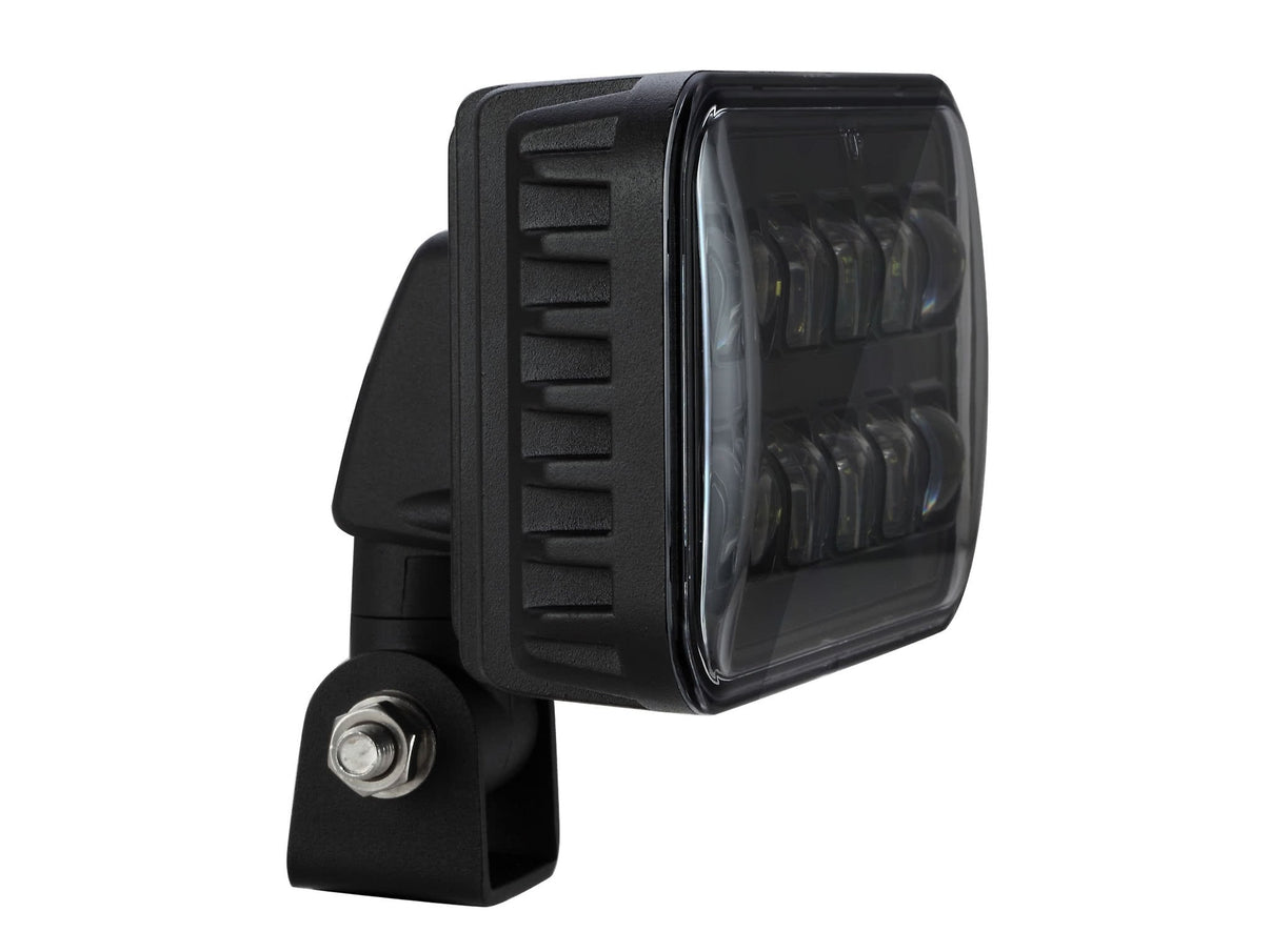 BriodLights vinklet arbejdslampe - produktbillede forfra | Briodlights