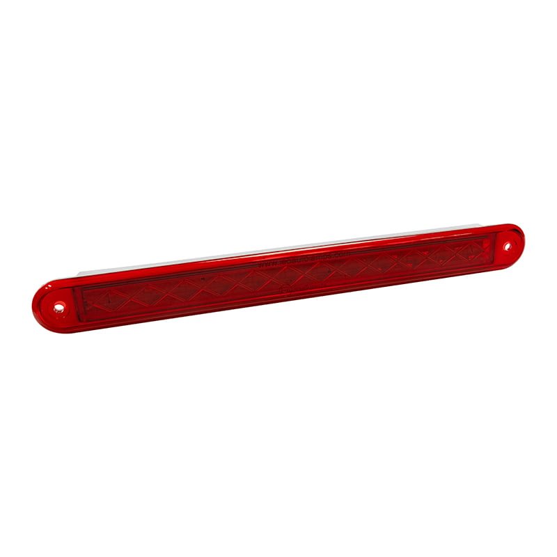 Bremselys 235mm – Indbygget – IP67 – Rød – produktbillede forfra | LEA