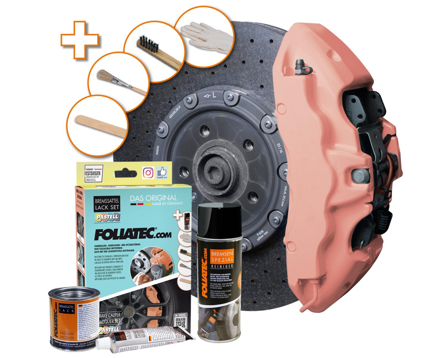 Bremsecaliper lak komplet sæt - Juicy Peach - Carlevel - Bremse caliper maling