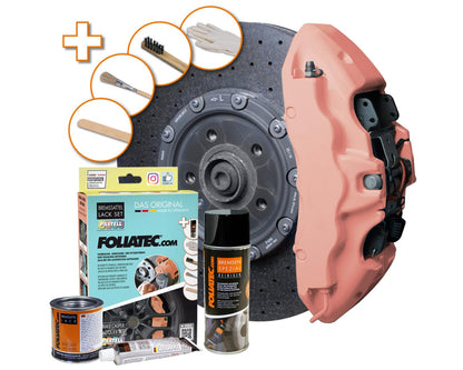 Bremsecaliper lak komplet sæt - Juicy Peach - Carlevel - Bremse caliper maling
