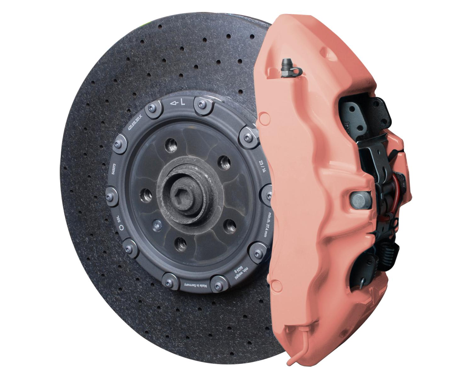 Bremsecaliper lak komplet sæt - Juicy Peach - Carlevel - Bremse caliper maling