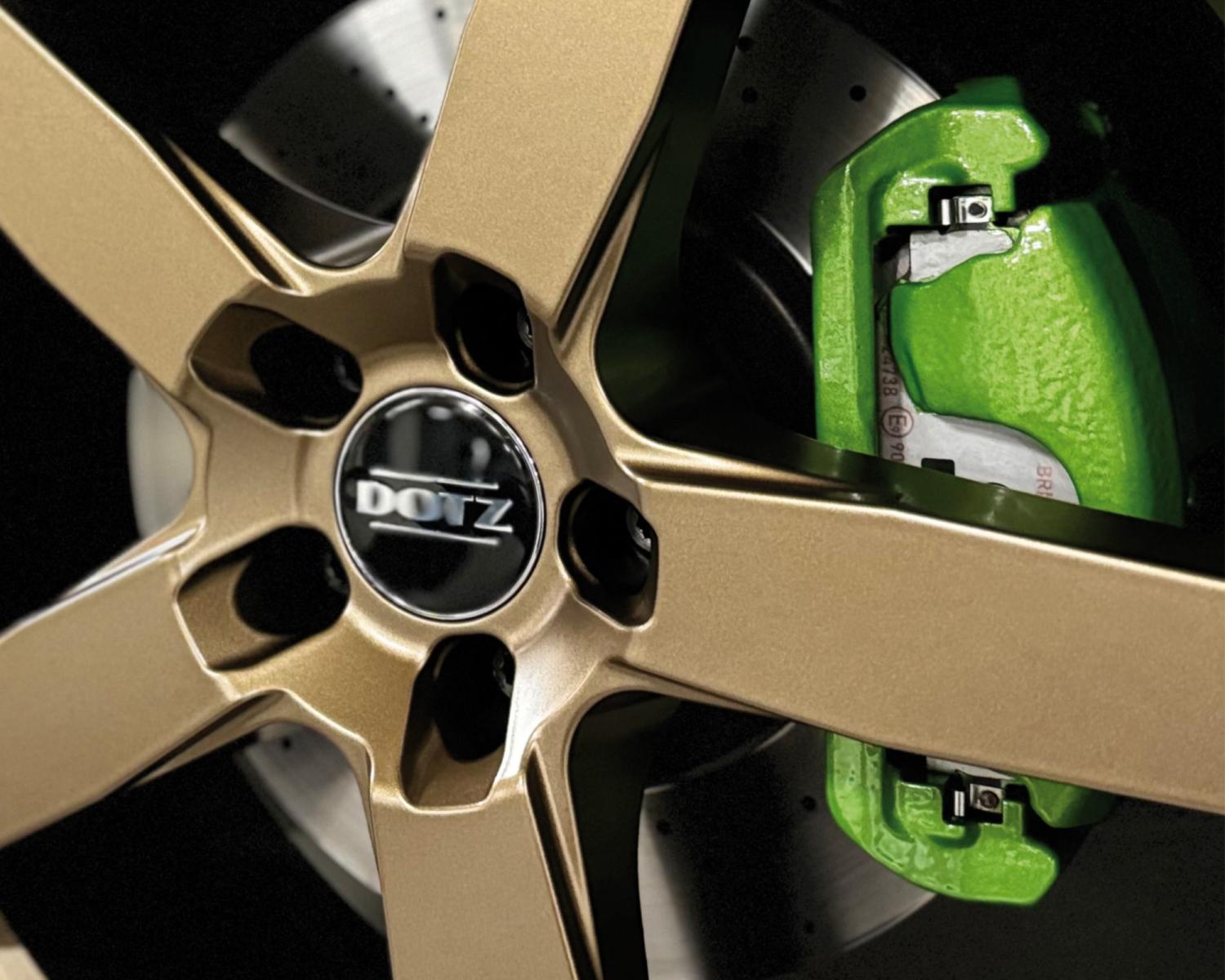 Bremsecaliper lak komplet sæt - performance green metallic - Carlevel - Bremse caliper maling