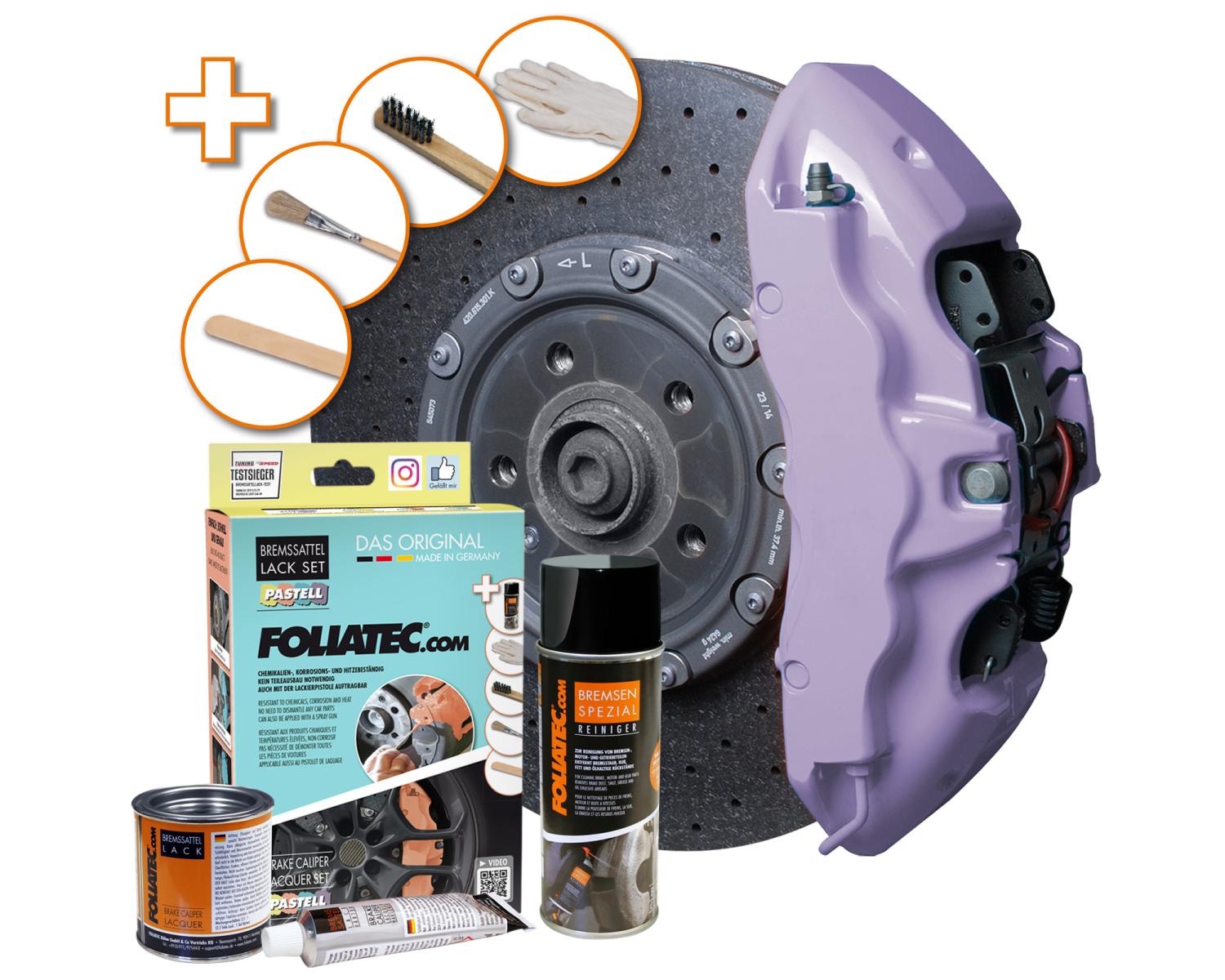 Bremsecaliper lak komplet sæt - Soft Violet Pastel - Carlevel - Bremse caliper maling