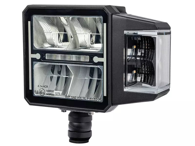 produktbillede forfra, der viser Bullboy Agriline Plovlampe – 12/24V – Bullboy