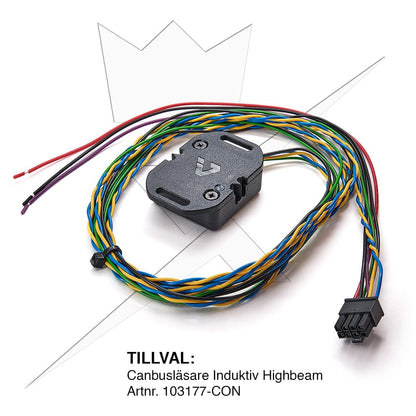 CANM8 – Styrestrømsignal til Ekstra lys 12V – produkt set fra siden | CANM8