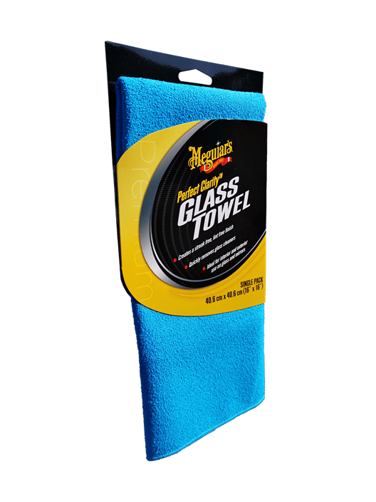 CLARITY GLASS Pakke fra Meguiar's - Rengøringsmiddel med klud - produkt set fra siden | Meguiars