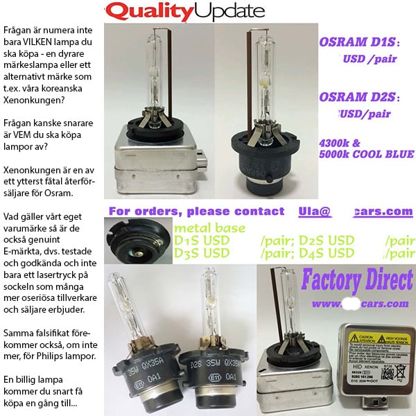 D2R Osram Xenarc Original - emballage og indhold | OSRAM