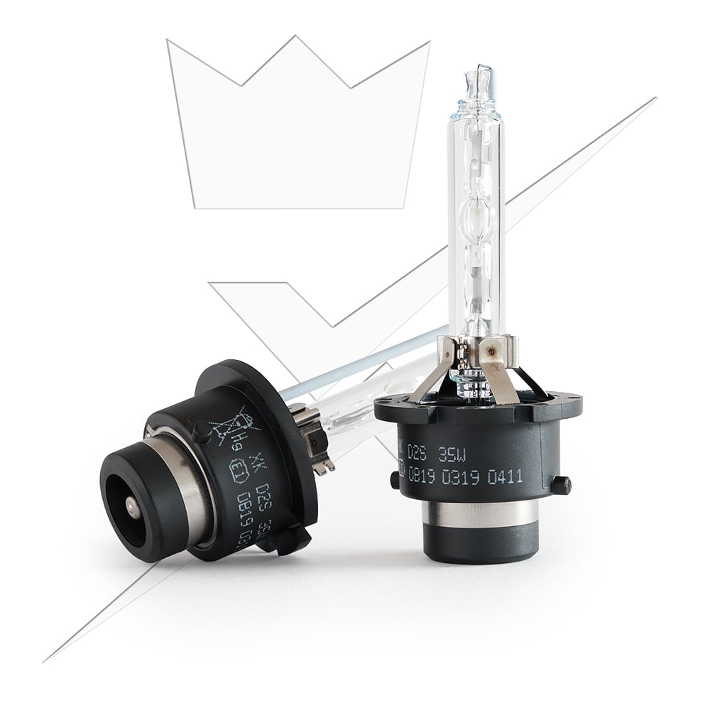 D2S 6000K Xenon-lamper Xenon-kongen - produkt set fra siden | Xenon-kongen