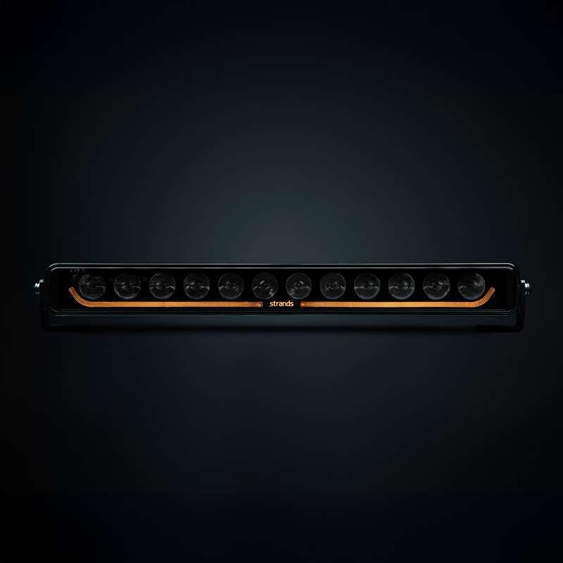 LED-rampe Strands Dark Knight Identity 20" 11000 lm - produkt set fra siden | Strands Lighting Division