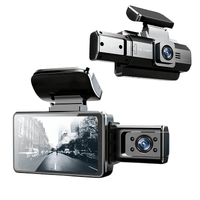 Dashcam med HD Dual Recording - 3" skærm til bilsikkerhed og overvågning - Carlevel - 