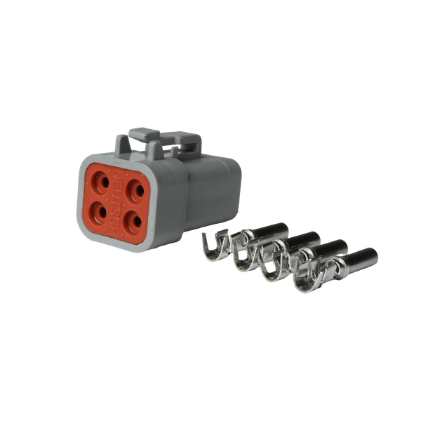 DTP-4 Kontakt Hona set – 4-PIN – LUXTAR – produktbild framifrån | LUXTAR