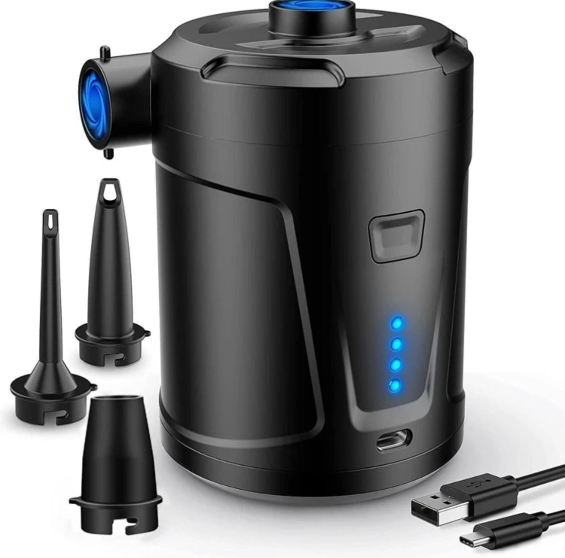 Elektrisk luftpumpe 5200mAh - Genopladelig - Carlevel - 