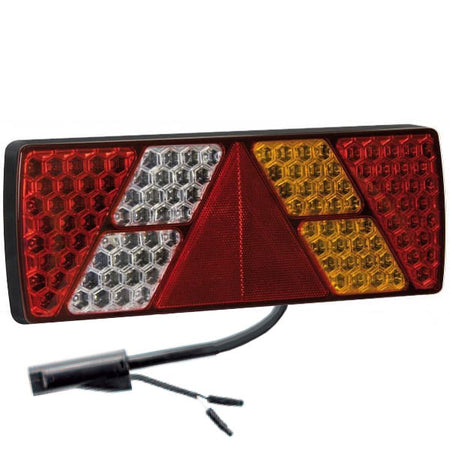 Eurolamp 7F 1.8M 6PIN Højre - produktbillede forfra | Euro lampe