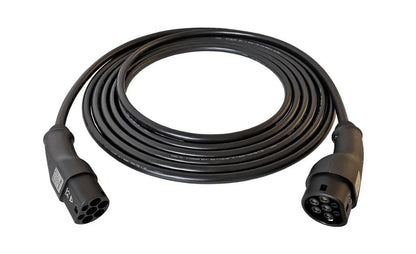 Ladekabel Type 2 til Type 2 22 kW 400 V 32A 3-faset Evconnect - i brug | Evconnect
