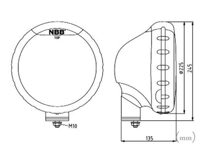 billede, der viser brugen af Ekstra lys NBB Alpha 225 60W Xenon – NBB