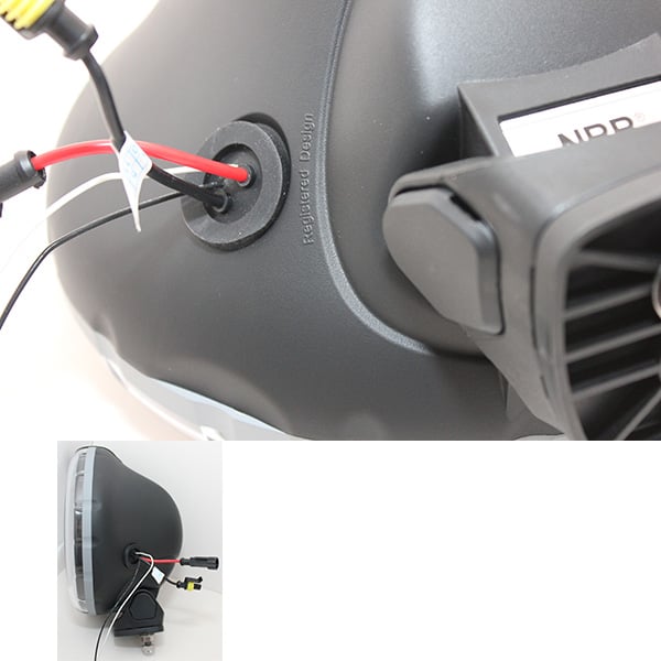 sidebillede, der viser profil og design af Ekstralys NBB Alpha 225 60W Xenon – NBB