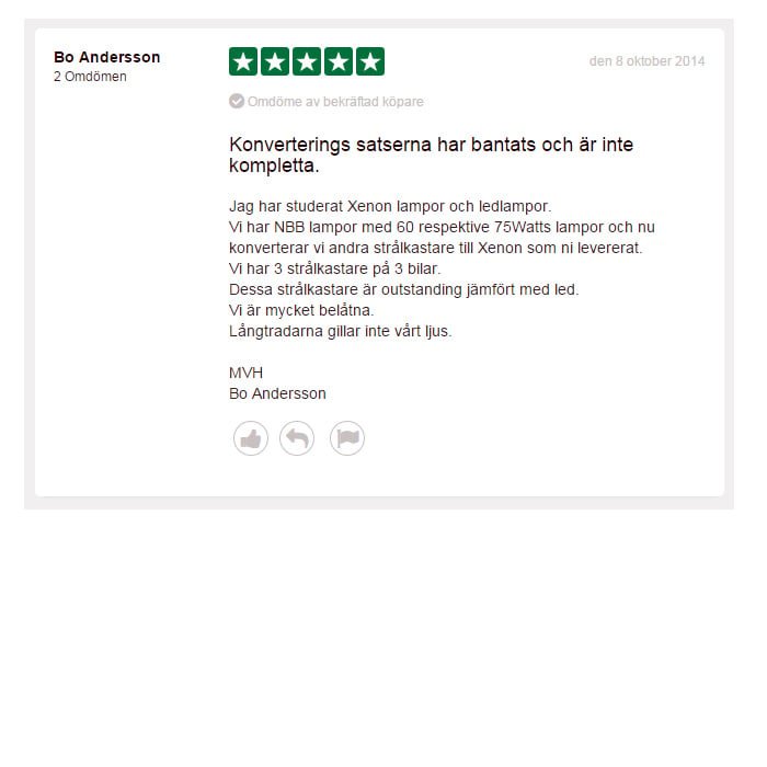 produktbillede 14 af Ekstra lys NBB Alpha 225 60W Xenon – NBB
