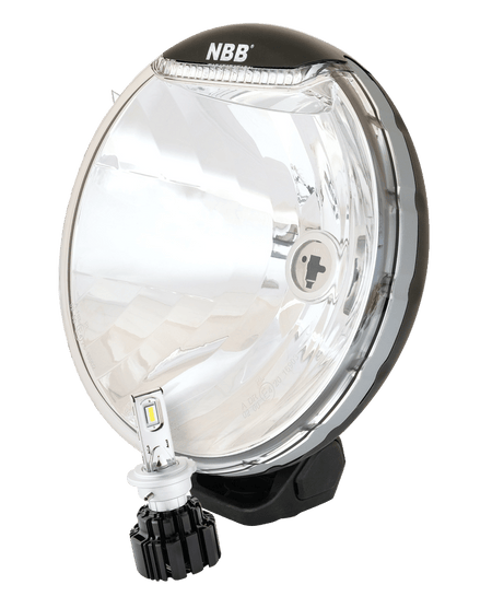 produktbillede forfra viser Ekstra lys NBB Alpha 225 LUXTAR Premium LED – LUXTAR