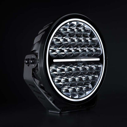 Ekstra lys Siberia Night Ranger 9″ Clear Lens Strands Lighting Division - produktbillede forfra | Strands Lysafdeling