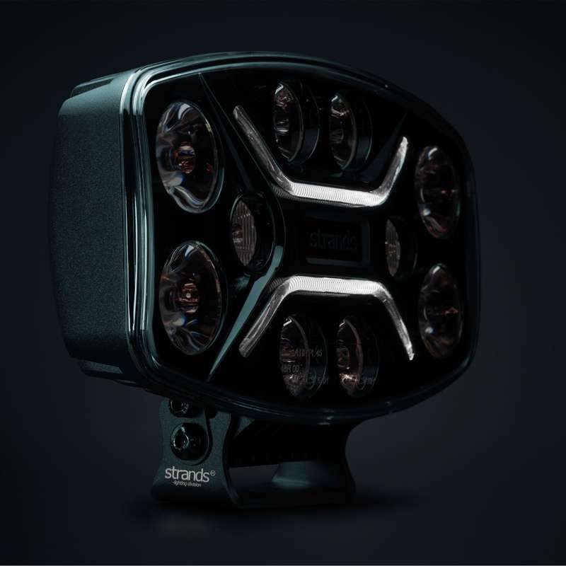 Extra Light Strands Lighting Division Dark Knight Insane Oval Advarselslys – Ekstra billede | Strands Lysafdeling