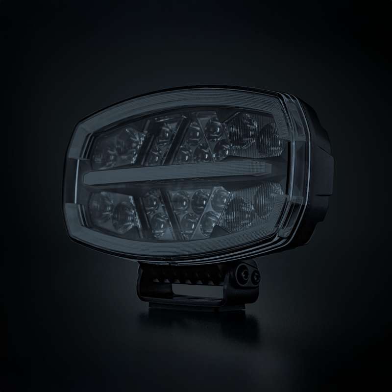 Ekstra lys Strands Lighting Division Firefly One Oval LED - 10500 lm Advarselslys - produkt set fra siden