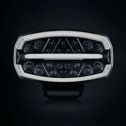 Ekstra lys Strands Lighting Division Firefly One Oval LED - 10500 lm Advarselslys - i brug | Strands Lysafdeling