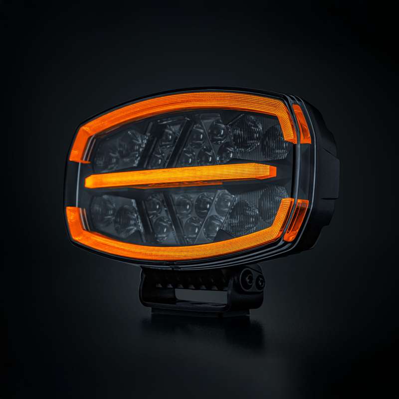 Ekstra lys Strands Lighting Division Firefly One Oval LED - 10500 lm Advarselslys - nærbillede detaljer