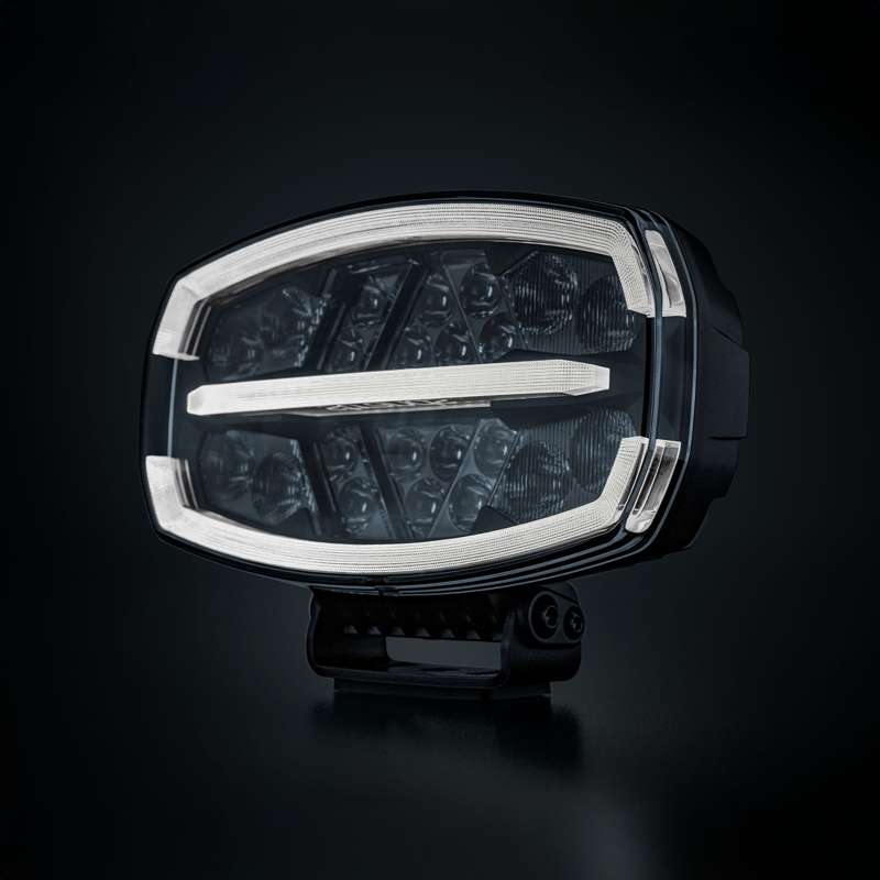 Ekstra lys Strands Lighting Division Firefly One Oval LED - 10500 lm Advarselslys - produktbillede forfra
