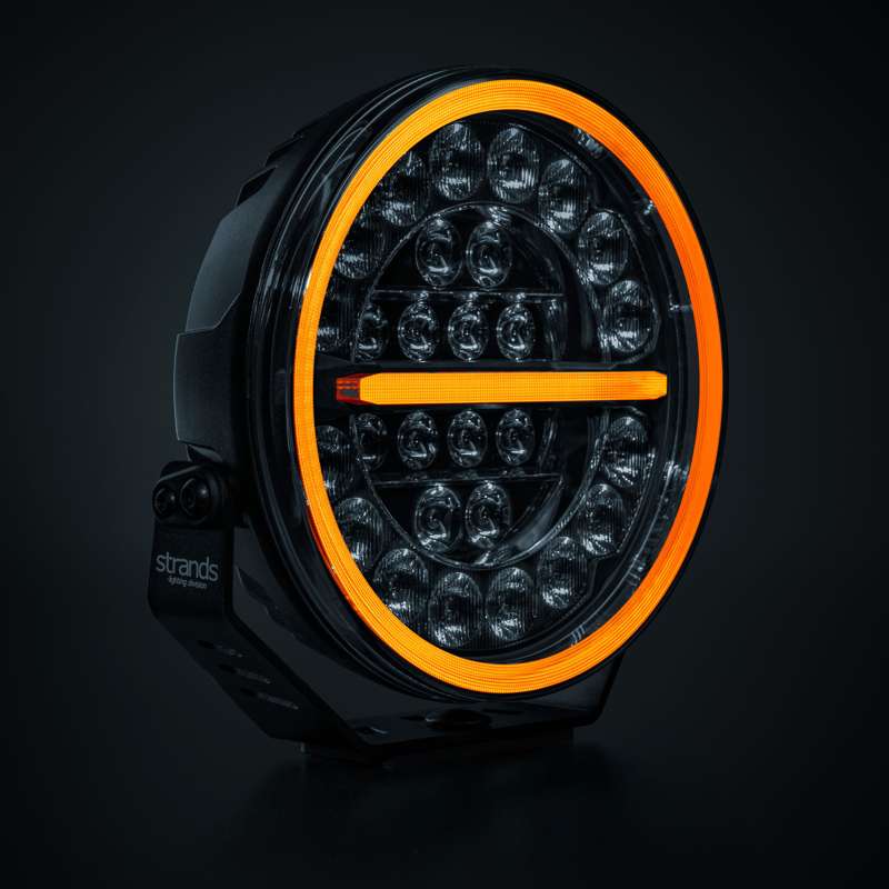 Ekstra lys Strands Lighting Division Firefly Pro 9″ LED 12076 lm E-godkendt Advarselslys - emballage og indhold