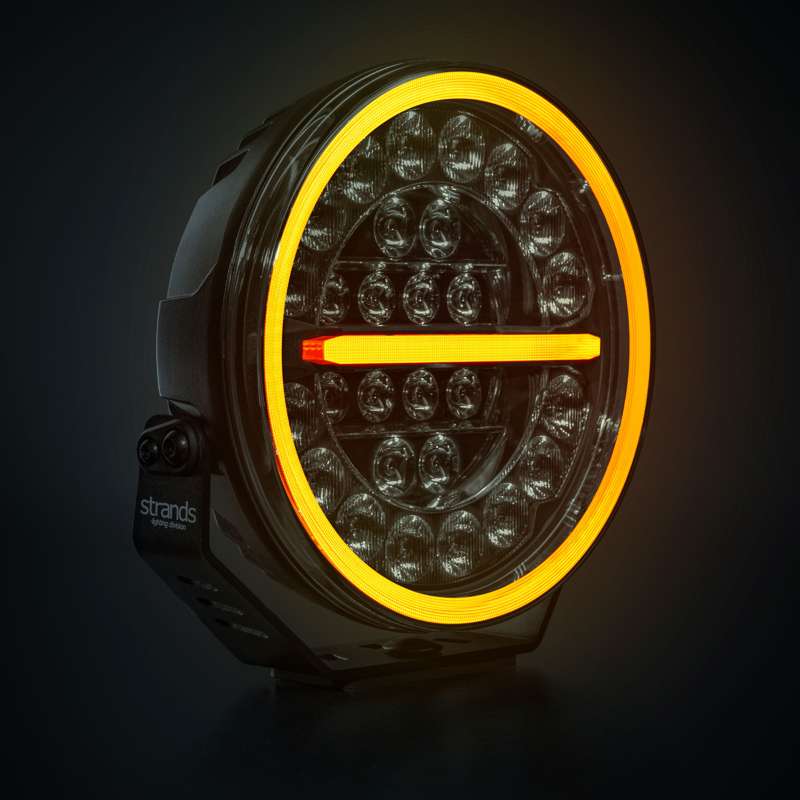 Ekstra lys Strands Lighting Division Firefly Pro 9″ LED 12076 lm E-godkendt Advarselslys - i brug