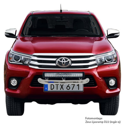 Ekstra lysbeslag Toyota Hilux 2016 – 2018 – produktbillede forfra | LUXTAR