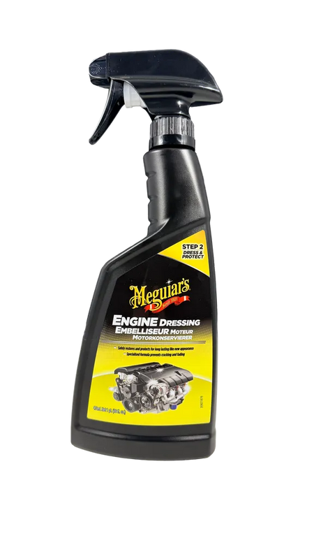 Meguiar's Engine Dressing - Produktbillede set forfra | Meguiars