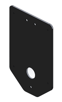 Monteringsplade S - Line Home for Easee - for Home 80 polet - Carlevel - Pole mount