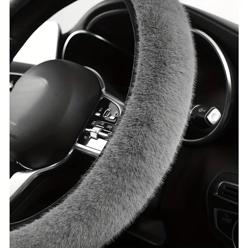 Ratdæksel 39cm Fluffy Plys - Universal Ratdæksel - Produktbillede set forfra | Carlevel