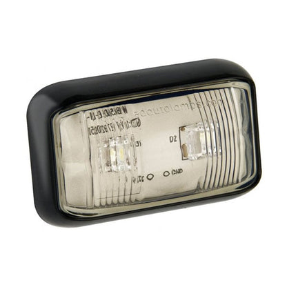 Frontmarkering 2LED Hvid - produktbillede forfra | LEA
