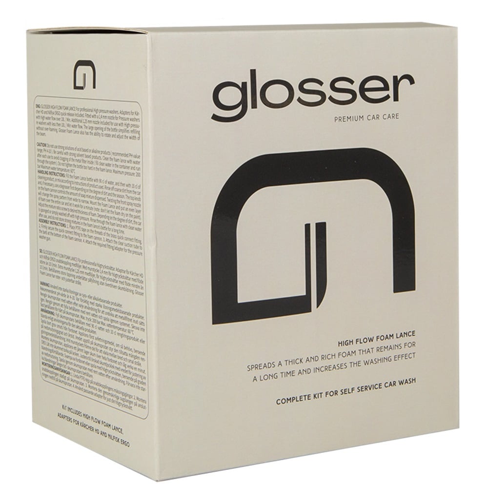 High Flow Foam Lance - til højtryksvask GLOSSER bilpleje - produkt set fra siden | ORDLISTE