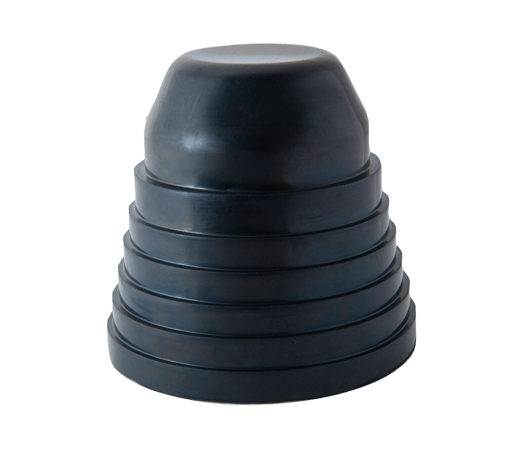 Gummibetræk 100x100mm - produktbillede forfra | Carlevel