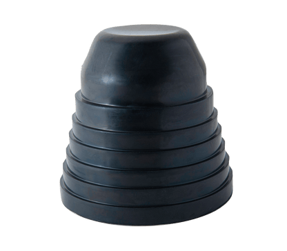 Gummibetræk 100x100mm - produktbillede forfra | Carlevel