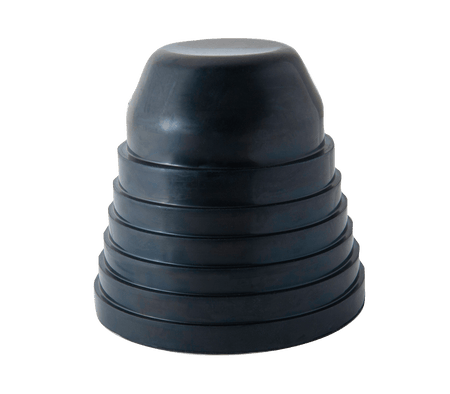 Gummibetræk 100x100mm - produktbillede forfra | Carlevel