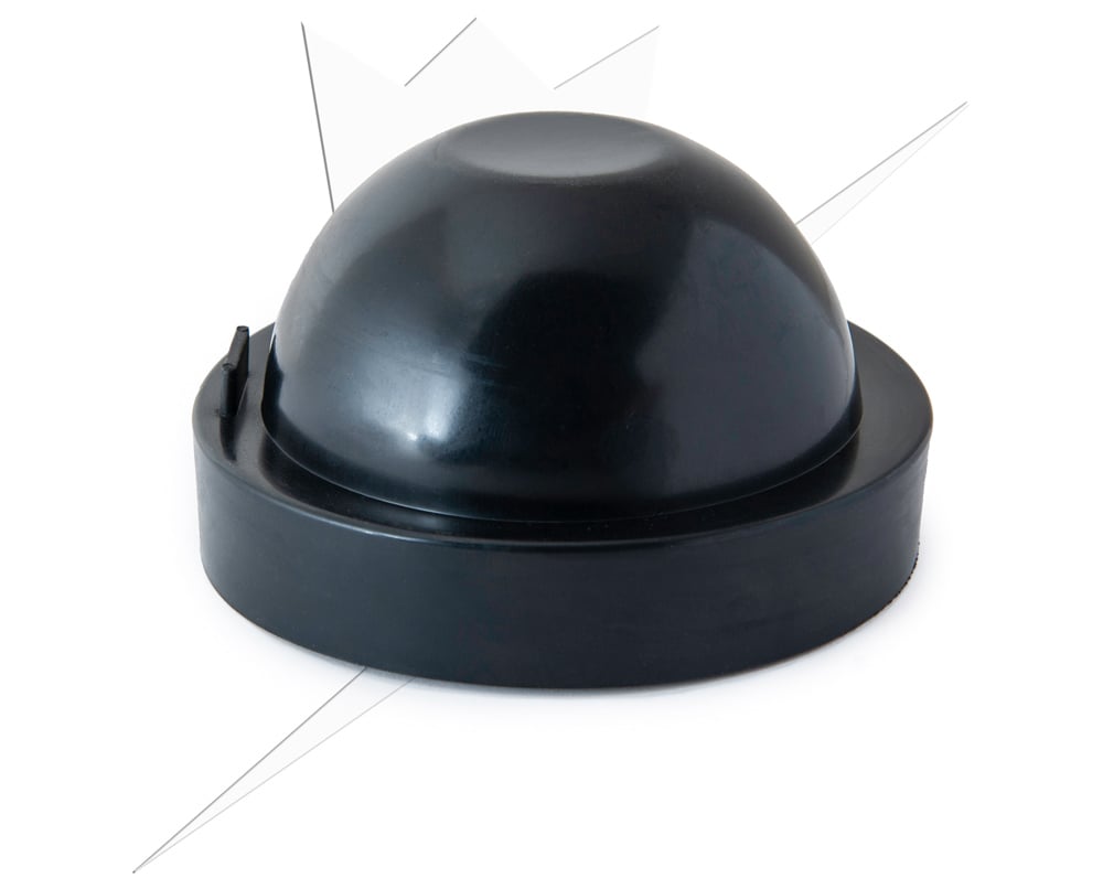 Gummibetræk 110x65mm - produkt set fra siden | ANDET