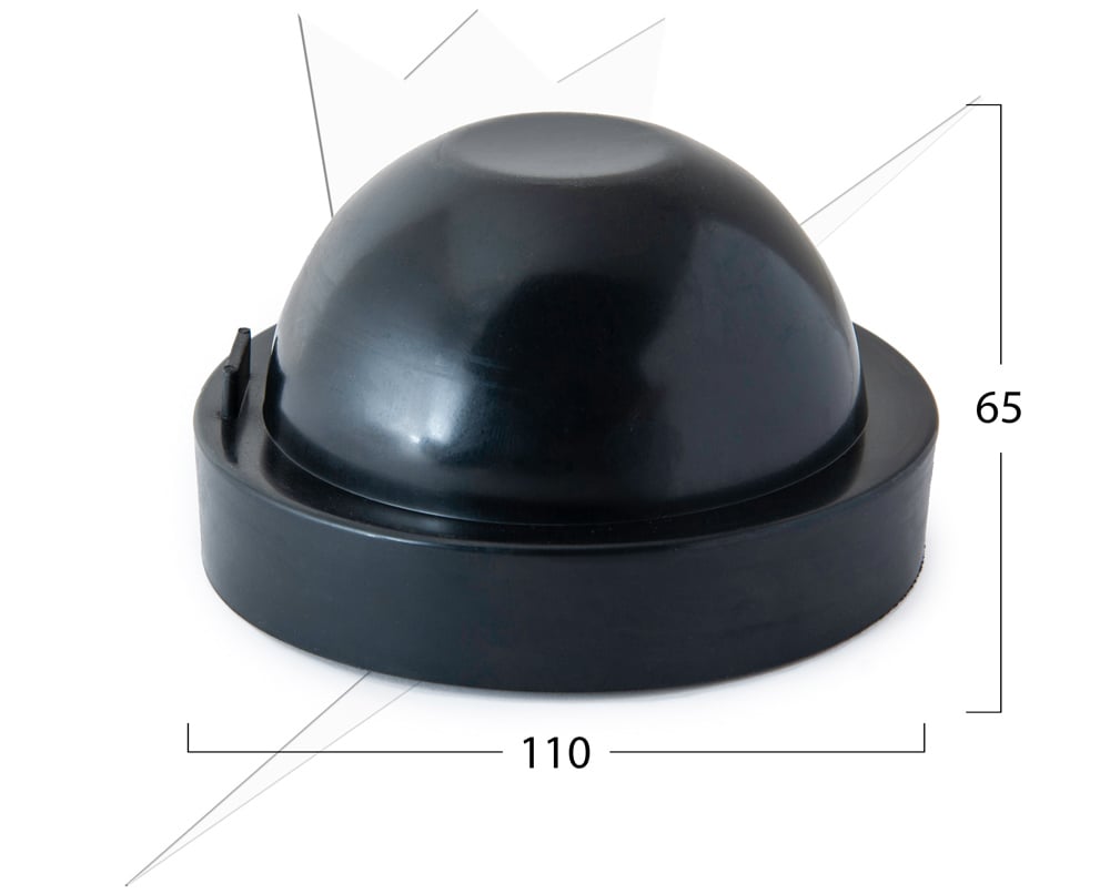 Gummibetræk 110x65mm - nærbillede detaljer | ANDET
