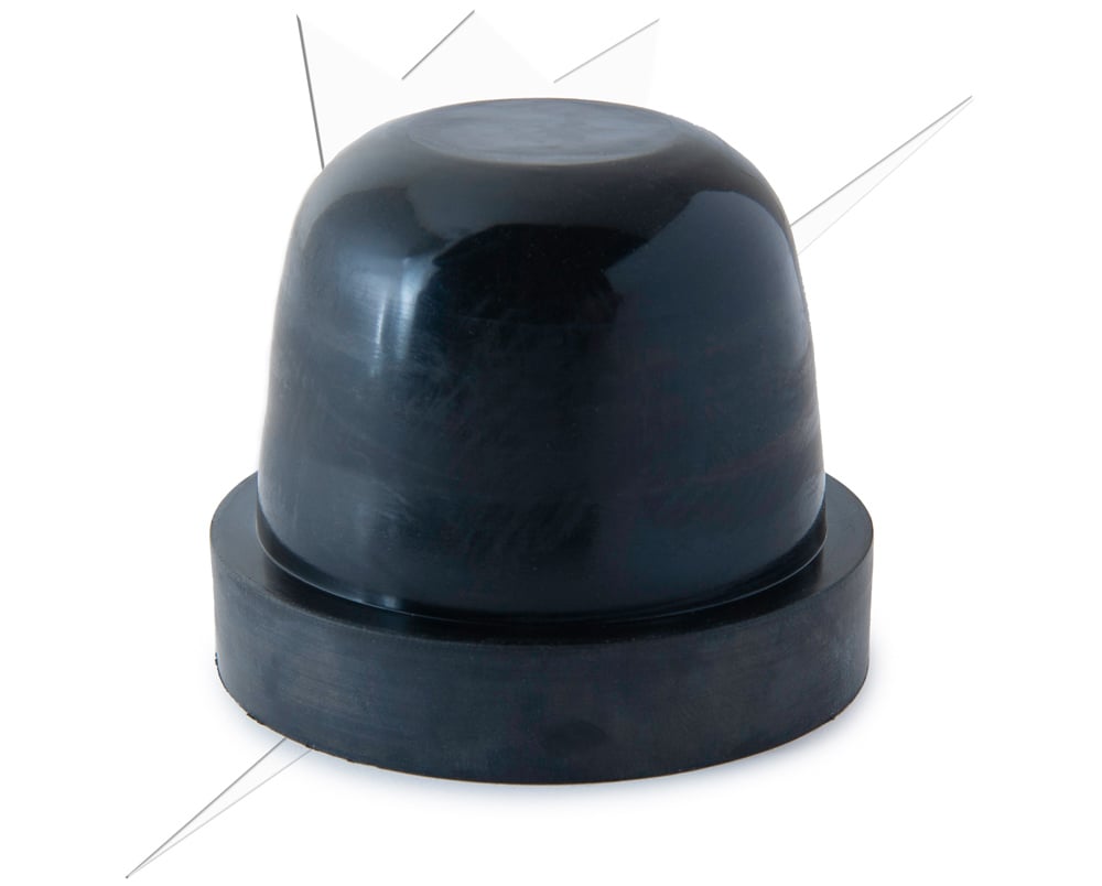 Gummibetræk 60x55mm - produkt set fra siden | Carlevel