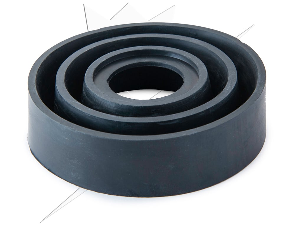 Gummibetræk 95x25mm - produkt set fra siden | Carlevel