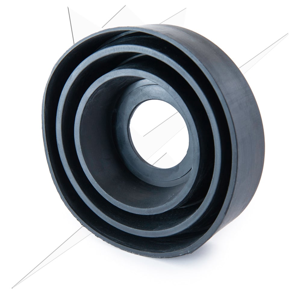 Gummibetræk 95x25mm - nærbillede detaljer | Carlevel
