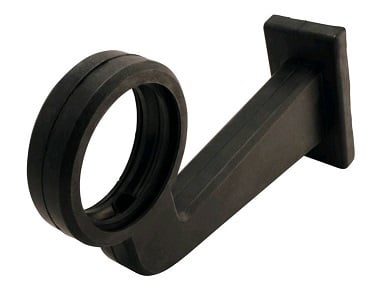 Golden Rubber arm Long 195mm - produktbillede forfra | Gyldent